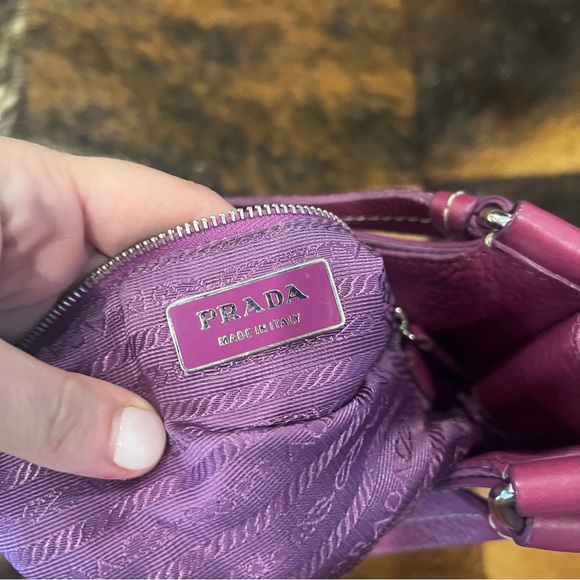 Vintage Prada Nylon and Leather Shoulder Bag - Picture 8 of 11